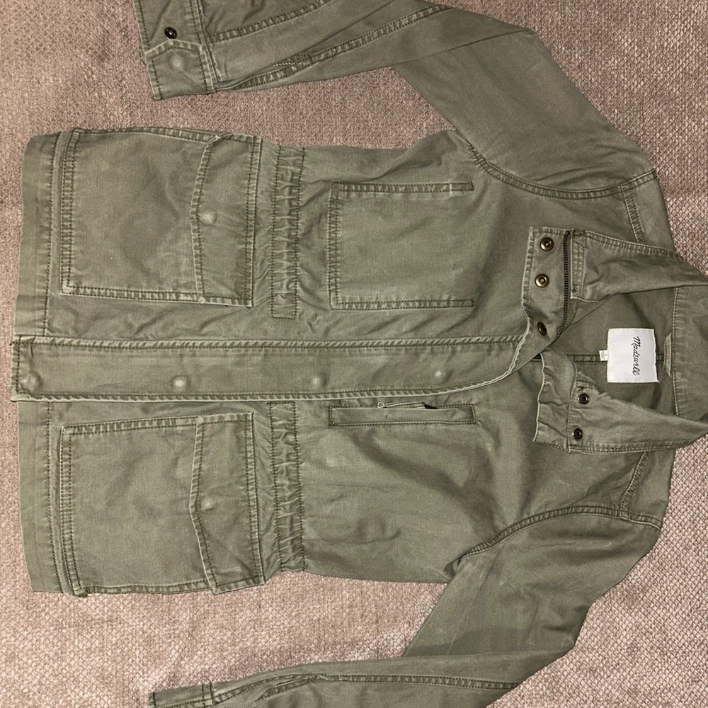 Madewell Green Utility Jacket Size Small